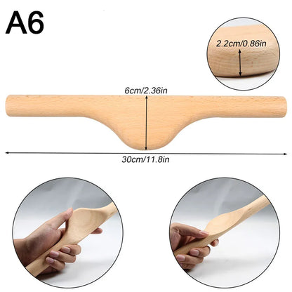 Wood Therapy Tools for Body Shaping,Wooden Massage Tools, Lymphatic Drainage Massager Body Sculpting Tools, Wooden Gua Sha Tools