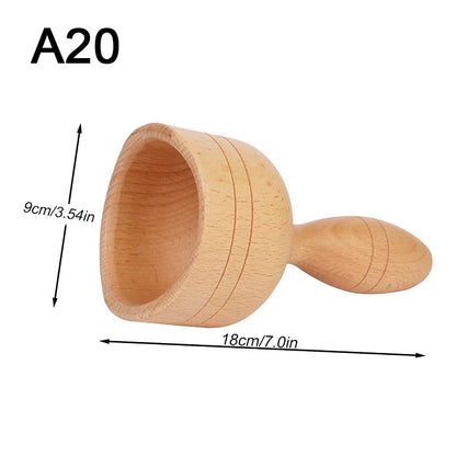 Wood Therapy Tools for Body Shaping,Wooden Massage Tools, Lymphatic Drainage Massager Body Sculpting Tools, Wooden Gua Sha Tools